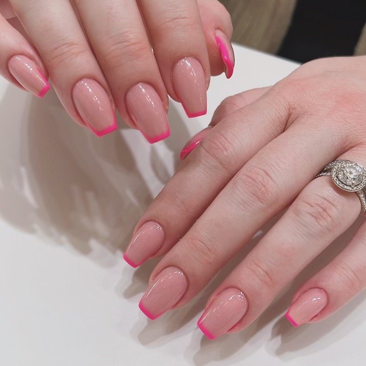 French tip nails Calgary